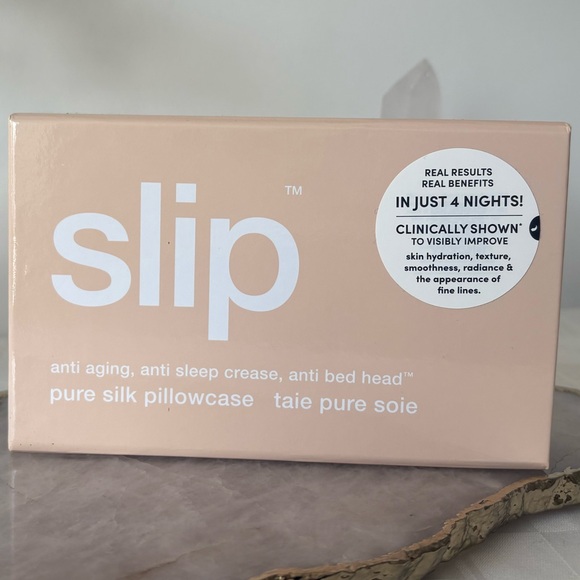 New Slip Queen-sized Silk Pillowcase in Caramel - Picture 8 of 8